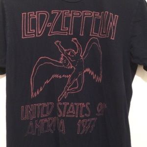 Led Zeppelin T Shirt Mens Size Large Black
